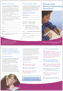 Friends of the NHA leaflet