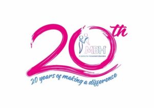 Megan Baker House 20th anniversary logo
